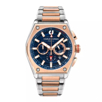 Charles Jourdan Jam Tangan Pria Charles Jourdan Prestige Black Quartz Stainless Steel CJ06-1682LE Or