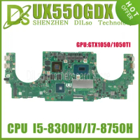 KEFU UX550GE Mainboard For ASUS ZENBOOK PRO UX550GD UX550GDX UX550GEX Laptop Motherboard I5 I7 I9-8th GTX1050/GTX1050TI 8GB/16GB