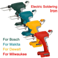 For Makita/Dewalt/Milwaukee/Bosch 18V 20V Lithium Battery Portable Cordless Electric Soldering Iron Gun Fast Welding Tools