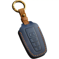 Vỏ Bọc Chìa Khóa 4 Nút Da Thật Cho Toyota RAV4 Highlander Camry C HR Avalon Corolla 4Runner Mirai Pr