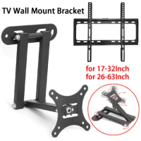 TV Wall Mount Telescopic Bracket Universal Adjustable TV Shelf Stand Holder for 17-32Inch 26-63Inch LED Monitor Support TV Stand