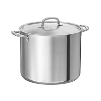 IKEA 365+ 附蓋湯鍋, 不鏽鋼, 15 公升