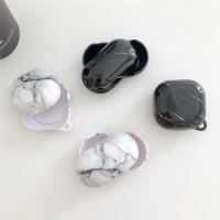 For Samsung Galaxy Buds live Agate Marble Earphone Case Wireless Bluetooth Headset Protective Hard PC Cover For Galaxy Buds+