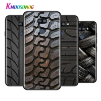 Cool Tire Tread Wheel For LG K22 K71 K61 K51S K41S K30 K20 2019 Q60 V60 V50S V50 V40 V35 V30 G8 G8S G8X ThinQ Black Phone Case