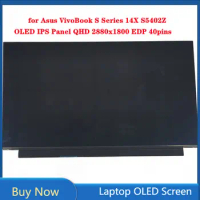 14.5 Inch For Asus VivoBook S Series 14X S5402Z OLED Screen 120Hz IPS Panel QHD 2880x1800 EDP 40pins