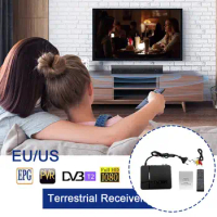 Terrestrial Receiver 1080P HD Digital PVR K2 DVB-T2 H.264 Remote Broadcasting TV Support MPEG-2/4 HDMI Control Box Tuner Wi V2A0