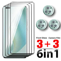 2-6in1 For Honor Magic5 Pro 2023 Curved Tempered Glass Honer Magic 5 Lite Magic5Pro Magic5Lite 5G Camera Lens Screen Protector