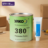 Bột Bả Matit Yakoo 380 ( kèm Tuýp ) Dùng Cho Ô Tô, Xe Máy, Đồ Gỗ - Loại 4KG