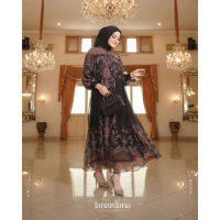 JANARDANA SERIES STYLE 1 2 3 MIDI DRESS by Nadheera Luxury Terbaru Gamis Midi Gamis Motif Gamis Rayo