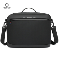 ozuko新款平板筆記本包macbook手提電腦包多功能防水商務單肩包「限時特惠」