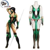 Mortal Kombat X Jade Cosplay Costume Halloween Woman Costume Adult Custom Made Game Sexy Carnival