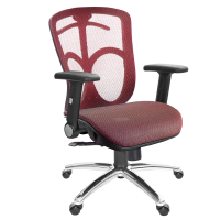 【GXG】短背全網 電腦椅 摺疊扶手/鋁腳(TW-091 LU1)