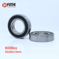 6006RS Bearing ABEC-3 (2 PCS) 30*55*13 mm Deep Groove 6006-2RS Ball Bearings 6006RZ 180106 RZ RS 600