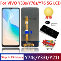 AAA Quality For VIVO Y33s Y33T Y76s Y76 5g Y74s Y21t (Indna) LCD Display Touch Screen Replacement Digitizer Panel Assembly