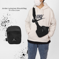 Nike 側背包 Jordan Jumpman Should Bag 黑色 包包 小包 斜肩包 喬丹 素色 JD2313015TD-001