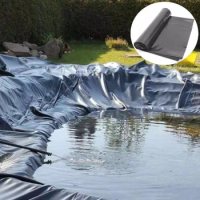 Fish Pond Waterproof Liner 2.5x3M Swimming Pool Liner Film Garden Pools Streams Reinforced Heavy Duty Guaranty Landscaping