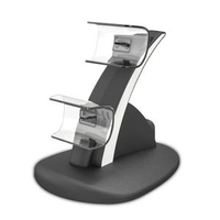 內地直送 - PS5手柄双座充 PS5游戏手柄收纳支架PS5双手柄飞机双充蓝光