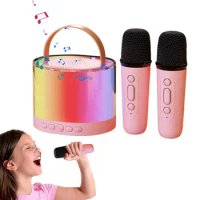 Mini Karaoke Machine Multifunctional Microphone Speaker Set Wireless Microphone Speaker Stereo Kids Karaoke Speaker Karaoke