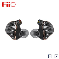 【FiiO】FH7 一圈四鐵五單元MMCX單晶銅鍍銀可換線耳機