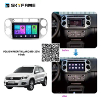 SKYFAME Car Radio Stereo For VW Tiguan 2010-2016 Android Multimedia System GPS Navigation DVD Player