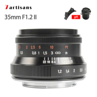 7artisans 35mm F1.2 II Portrait lens Mirrorless Cameras Lens for Fuji X/Sony E/Canon EOS-M/Nikon Z/ M4/3 mount cameras
