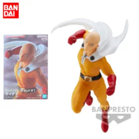 Bandai Original One-Punch Man Anime Figure Saitama Action Figure Toys For Kids Gift Collectible Model Ornaments
