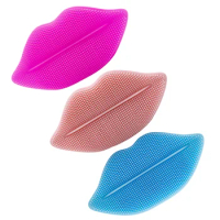 Face Cleaning Brush for Women Silicone Lip Scrub Facial Scrubber Silica Gel Exfoliator Miss Tool