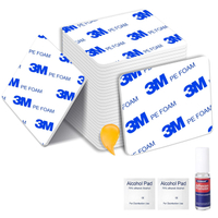 32 Pcs Large Double Sided Adhesive Tape Squares Heavy Duty Made of 3M PE Strong Sticky Pads Waterpro