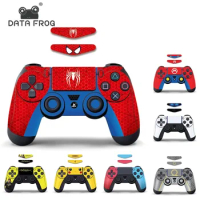 Data Frog 9 Styles Protective Cover Sticker for Ps4 Pro Slim Skin Decal for Sony Playstation 4 Game Controller Accessories 2023