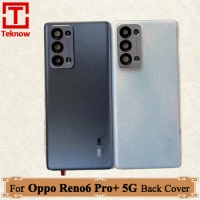 Original New Battery Back Glass Cover Housing For OPPO Reno6 Pro Plus Reno6pro+ CPH2247 Reno6 ProPlus Case Rear Door Replace