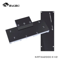Bykski G1/4" Water Block Serve For Leadtek RTX A2000 Video Card Cooler With Backplate,N-RTXA2000-X-V2