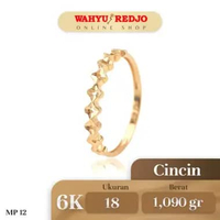 Cincin Emas Kadar 6K Wahyu Redjo CC-6K 30012273