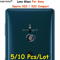5 / 10 Pcs/Lot For Sony Xperia XZ2 / XZ2 Compact Ultra Thin Clear Back Camera Lens Protector Soft Tempered Glass Protective Film