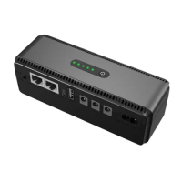 MINI UPS Uninterruptible Power Supply DC Backup Power Router Optical Modem Built-In Adapter POE 5V 9V 12V US Plug