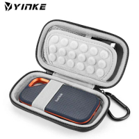 Yinke EVA Hard Case for SanDisk Extreme Pro Extreme Portable External SSD Hard Disk Case Travel Protective Cover Storage Bag