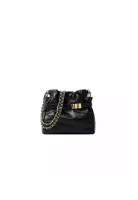 FION Note Chain Leather Medium Hobo Bag