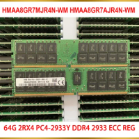 1 Pcs 64BG 64G 2RX4 PC4-2933Y DDR4 2933 ECC REG For SK Hynix Memory RAM HMAA8GR7MJR4N-WM HMAA8GR7AJR4N-WM
