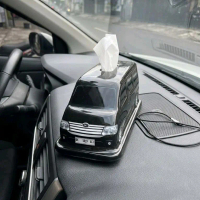 Luxio Car ACCESORIS INTERIOR MOBIL TEMPAT TISU MINIATUR 1:16 Plastik Mika 2,2mm untuk Daihatsu Luxio