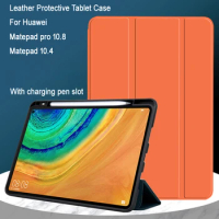 Leather Protective Tablet Case For Huawei Matepad Pro 10.8 Case Leather Airbag Smart Cover Shockproof For Mediapad Matepad 10.4