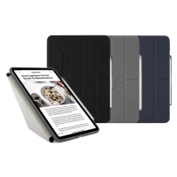 【Pipetto】iPad Pro 13吋 2024 Origami Pencil 多角度多功能內建筆槽保護套(iPad Pro 13吋 2024)