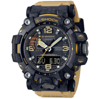 【CASIO 卡西歐】MUDMASTER系列 鍛造碳纖維核心 太陽能腕錶(GWG-2000-1A5)