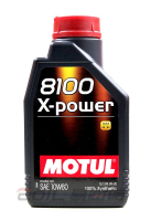 MOTUL 8100 X-POWER 10W60 全合成機油【APP下單最高22%點數回饋】