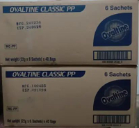 Ovaltine sachet dus (22 x 240 sachet) / susu bubuk coklat ovaltine sachet