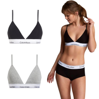 Calvin Klein Lightly Lined Triangle Bralette 深V 無鋼圈薄墊 運動內衣/內衣/CK內衣 QF5650-多款任選