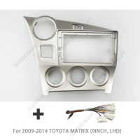 Car Radio Fascias For Toyota Matrix 2009-2014 (9Inch) Android GPS MP5 Stereo Player 2 Din Head Unit Panel Dash Frame Trim KIT