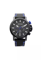 RHYTHM Rhythm SI1604L05 Chronograph Jam Tangan Pria Leather Strap
