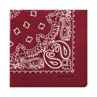 Men Women Neckerchiefs Vintage Square Headscarf Western Bandanas Handkerchief