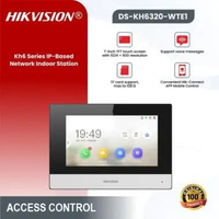 Hikvision DS-KH6320-WTE1 Access Control Door Pintu Monitor LCD 7" Inchi Two Wire Indoor Station