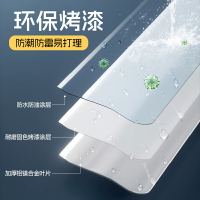 鋁合金百葉簾辦公室窗簾遮光百葉窗戶防曬隔熱免打孔升降拉卷式