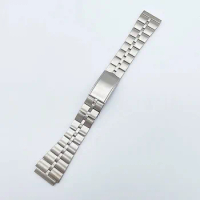 20mm Fishbone Straight End Steel Watch Band Strap Bracelet For Seiko 6138 0040 BVT 04770 Watches
